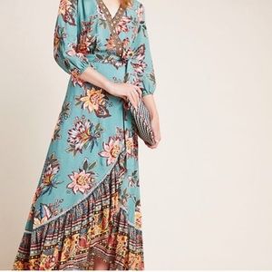 Anthropologie Farm Rio Viera Wrap Dress